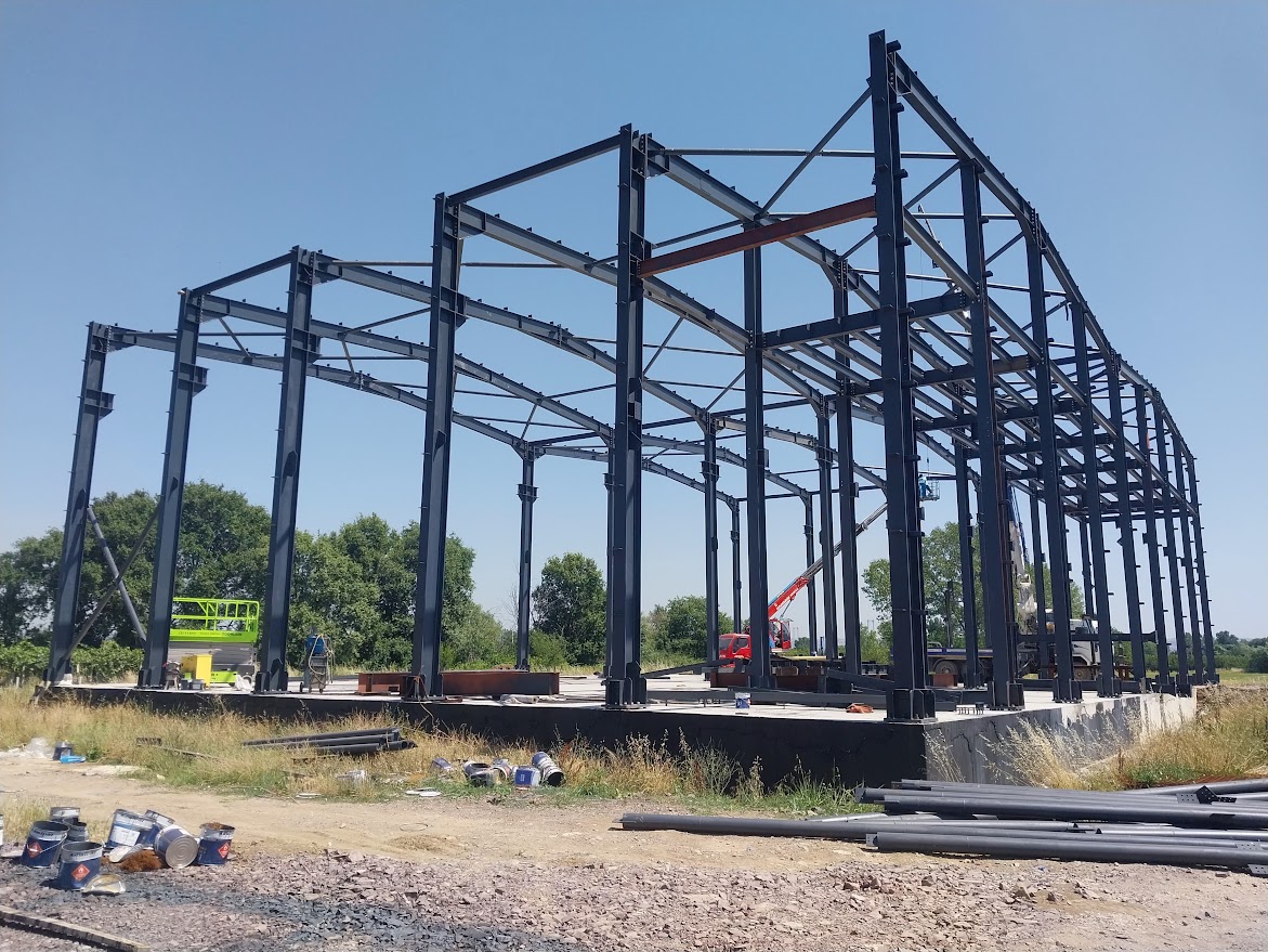 1300 M² 2 Hangarlı Çelik Yapı 