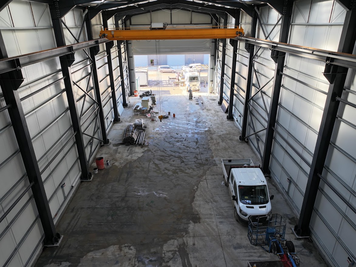 1000 m2 TEKNE ÇEKEK VE DEPO İNŞAATIMIZ TAMAMLANMIŞTIR.