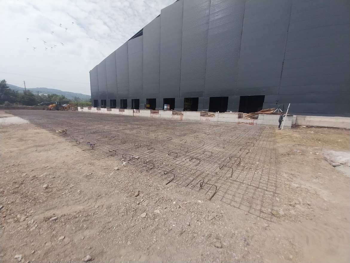 10.100 M² Kapalı Alan Çelik Yapı İnşaatı