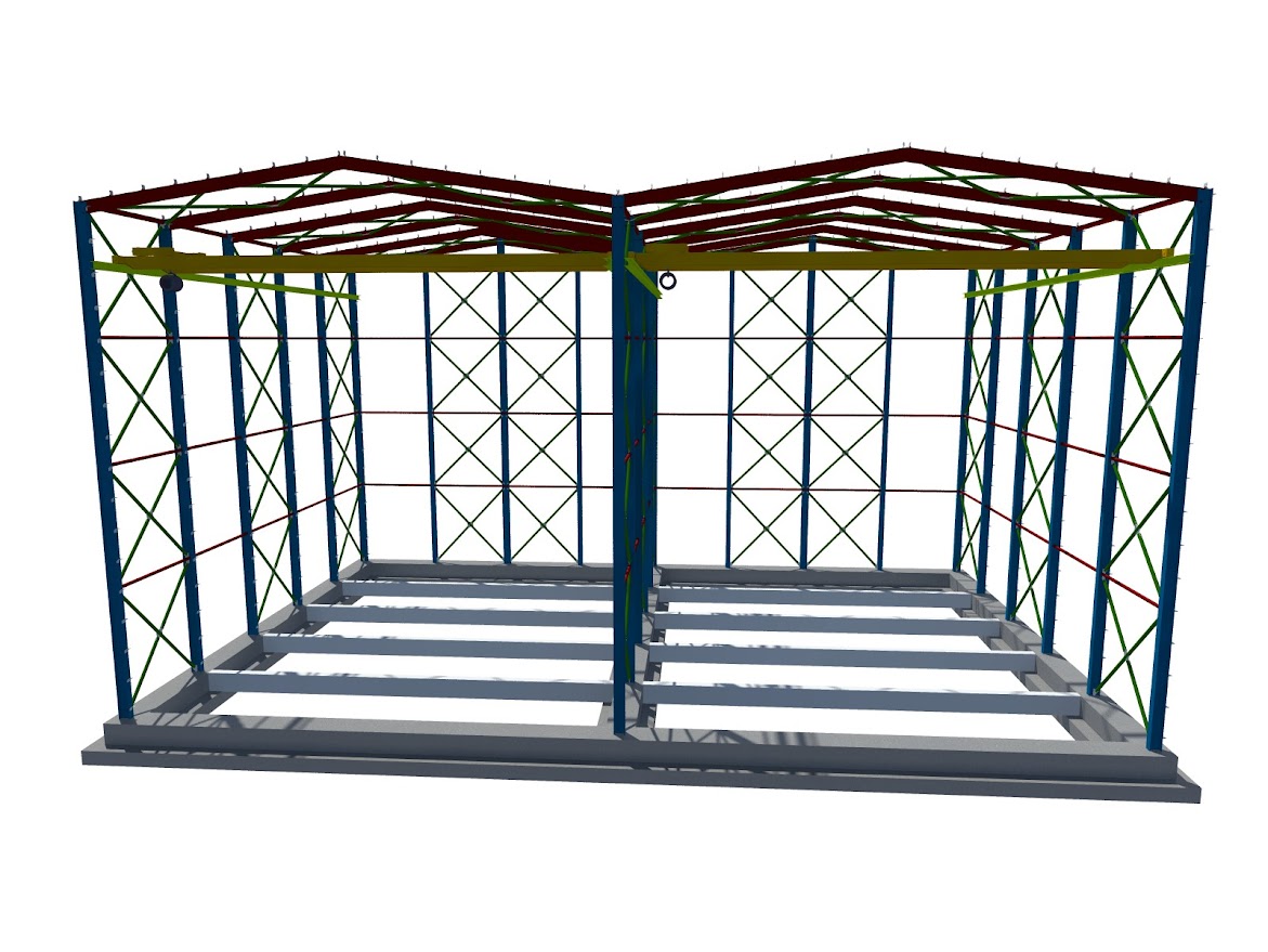 900 M² Taban Alanlı Hangar