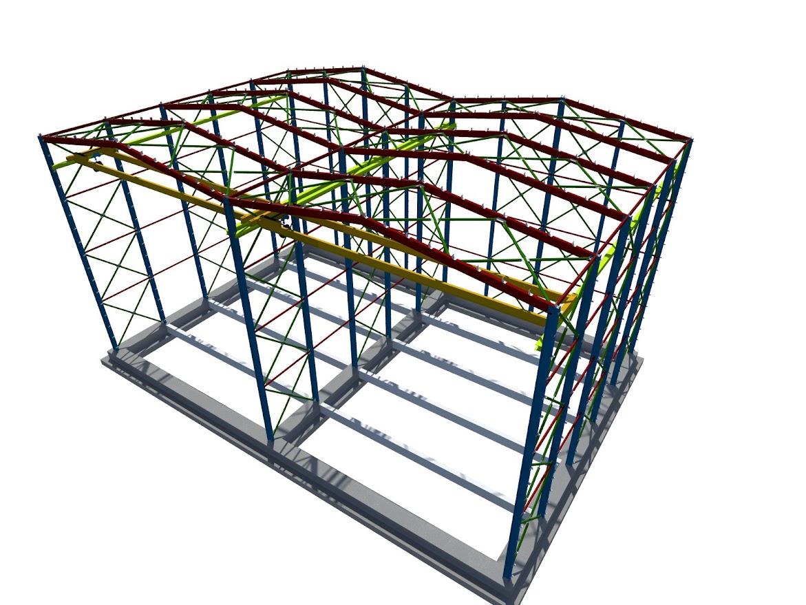 900 M² Taban Alanlı Hangar