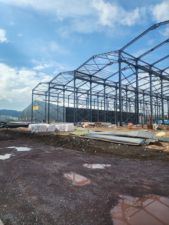 9700 M² 4 Hangarlı Çelik Yapı