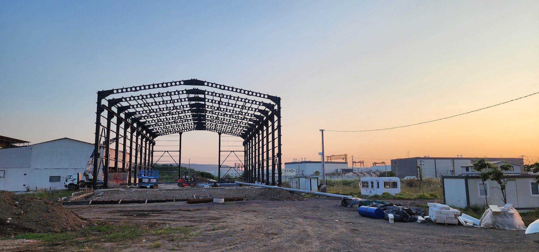 1045 M² Çelik Yapı Hangar