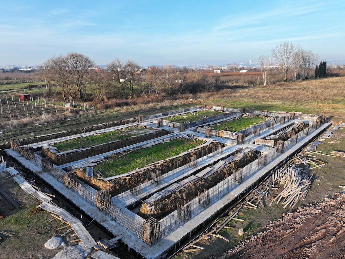 1300 M² 2 Hangarlı Çelik Yapı 
