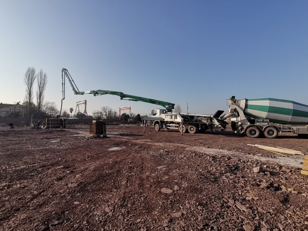 10.100 M² Kapalı Alan Çelik Yapı İnşaatı