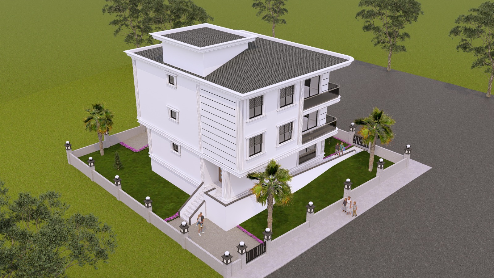 520 M² 5 Dairelik Proje