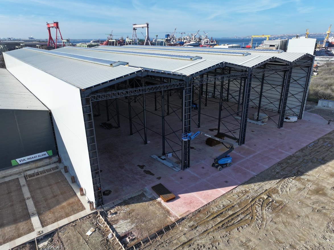 9700 M² 4 Hangarlı Çelik Yapı