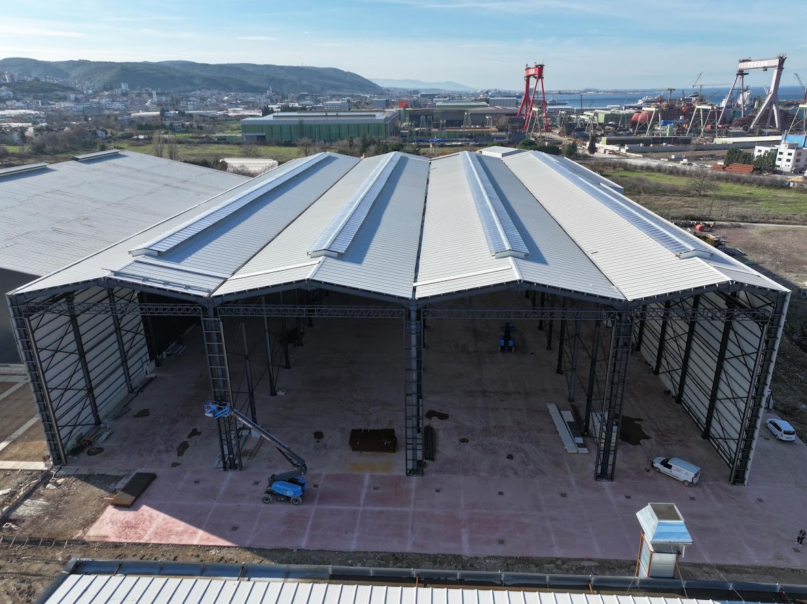 9700 M² 4 Hangarlı Çelik Yapı